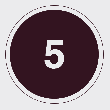 Number-Five-In-Circle